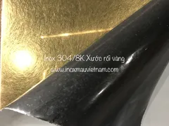 Những thông tin nổi bật về inox xước rối vàng