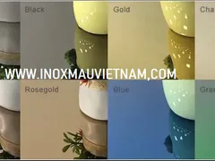 Bảng màu inox công nghệ mạ màu PVD