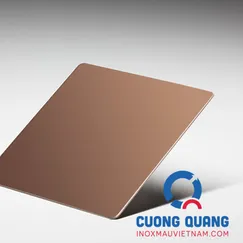 Tấm Inox màu đồng gương