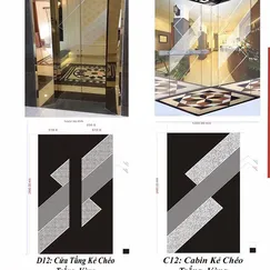 Tấm cửa cabine Kẻ Chéo