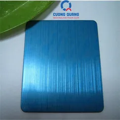 Tấm Inox xước xanh