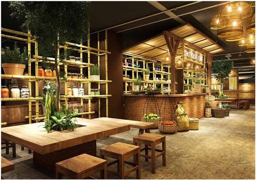 Thiết kế thi công nội thất nhà hàng Ngụy Như Kon Tum