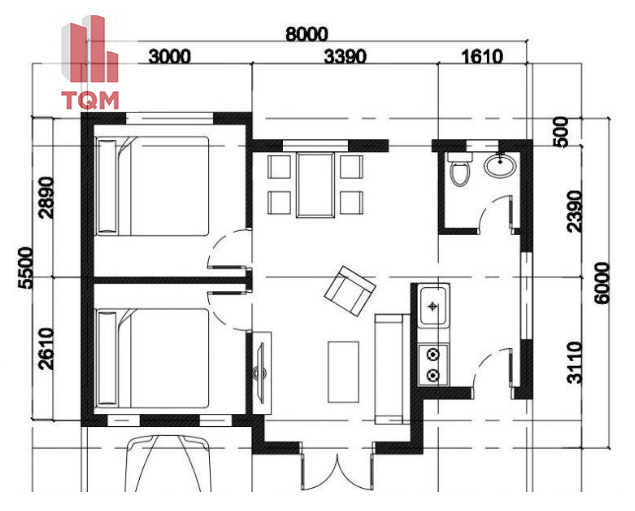 xay nha 80m2 gia re voi 150 trieu