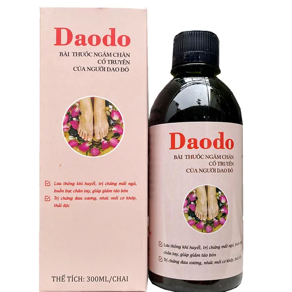 THẢO DƯỢC NGÂM CHÂN CỦA NGƯỜI DAO ĐỎ DAODO