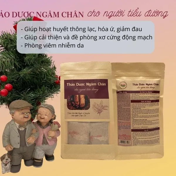 Thảo dược ngâm chân của người Dao Đỏ (dành cho bệnh nhân tiểu đường)