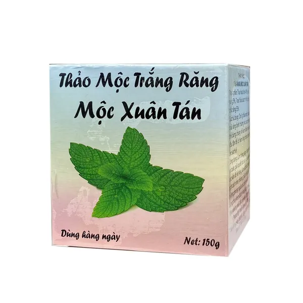 BỘT CHÀ TRẮNG RĂNG MỘC XUÂN TÁN