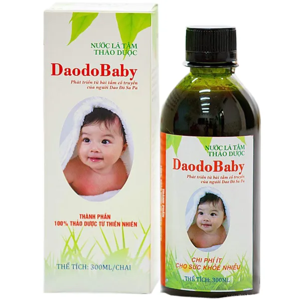 Nước tắm thảo dược người Dao Đỏ dành cho em bé DaodoBaby