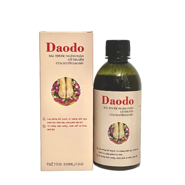 THẢO DƯỢC NGÂM CHÂN CỦA NGƯỜI DAO ĐỎ DAODO