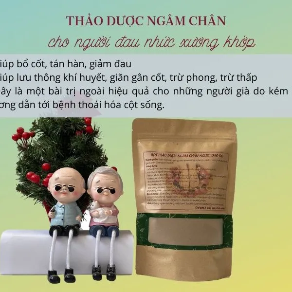 Thảo dược ngâm chân của người Dao Đỏ (Loại dùng cho người đau nhức xương khớp, tê mỏi chân tay)