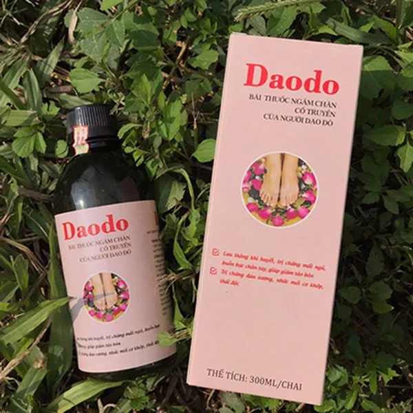 Thảo dược ngâm chân của người Dao Đỏ Daodo