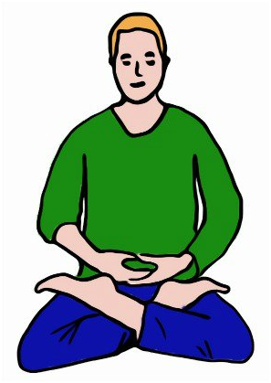 Tư thế ngồi thiền - tư thế kiết già