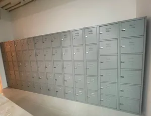 Thi công & lắp đặt tủ locker tại tòa nhà QTSC9 Công Viên Phần Mềm Quang Trung.