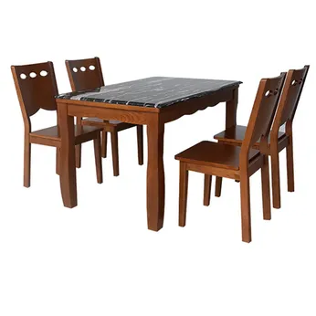 Bộ Bàn Ăn Gỗ 1m3 HGB74B-HGG74