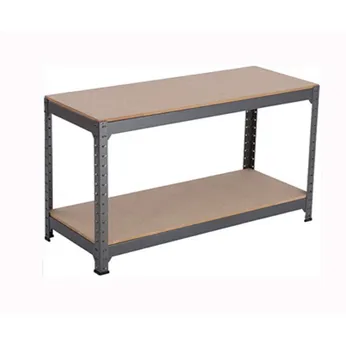 Kệ đa năng 2 trong 1 – 2 tầng – bửng ván – màu xám - 60WB