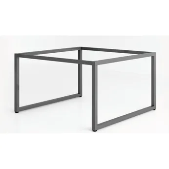 Cụm chân bàn sắt 2 chổ ngồi chân vuông C2K4