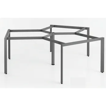 Cụm chân bàn sắt 3 chổ ngồi chân tam giác C3TG