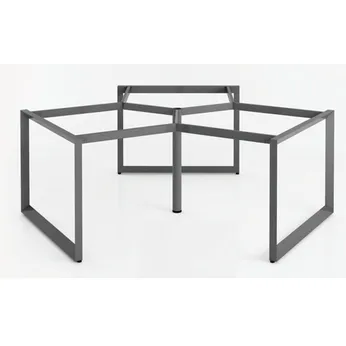 Cụm chân bàn sắt 3 chổ ngồi chân tam giác C3TGK