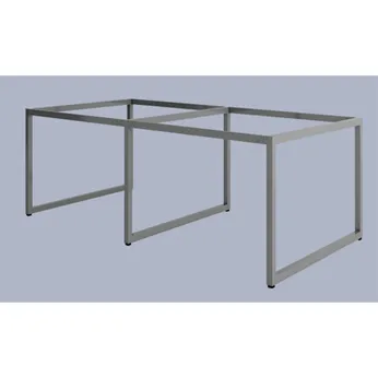 Cụm chân bàn sắt chữ nhật 4 chổ ngồi CN4K4