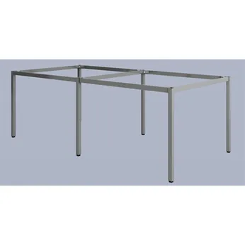 Cụm chân bàn sắt chữ nhật 4 chổ ngồi CN4V4