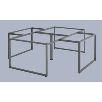 Cụm chân bàn sắt 4 chổ ngồi chân vuông G4K4