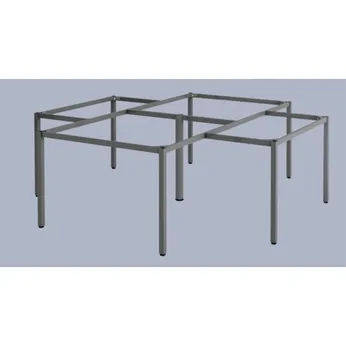 Cụm chân bàn sắt 4 chổ ngồi chân vuông G4V4