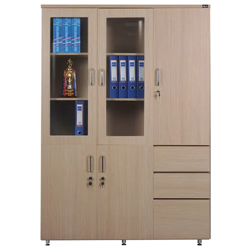 Tủ Hồ Sơ Gỗ Cao 3 Buồng HR1960-3B