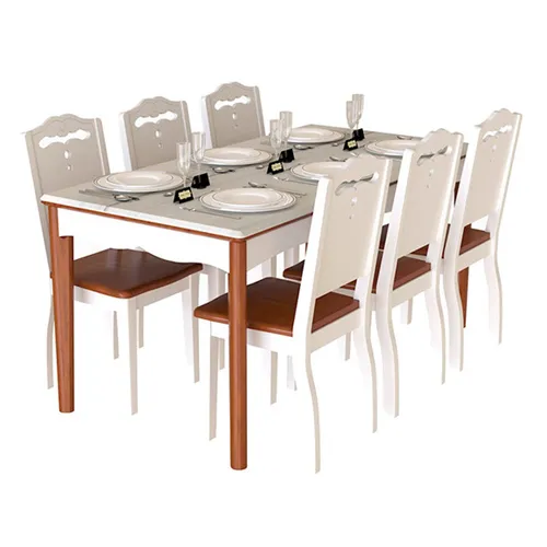 Bàn Ghế Ăn 1m6 Gia Đình HGB70A-HGG70