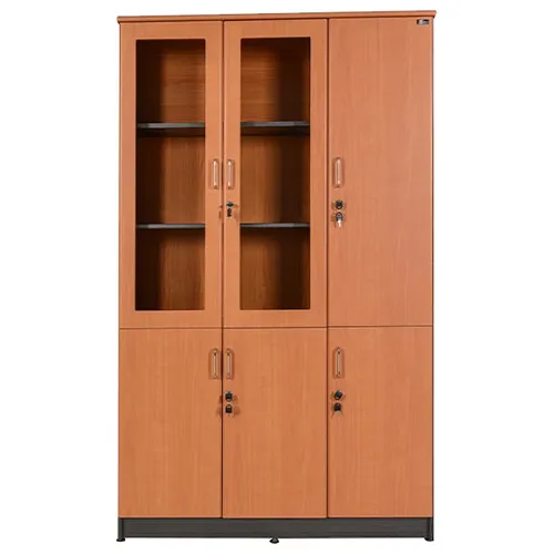 Tủ gỗ tài liệu cao 3 buồng  NT1960-3BK