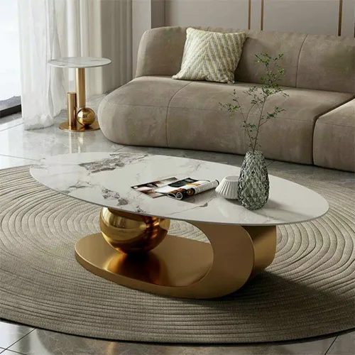 Bàn sofa mặt đá nhập khẩu cao cấp S739-14