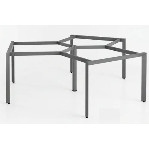 Cụm chân bàn sắt 3 chổ ngồi chân tam giác C3TG