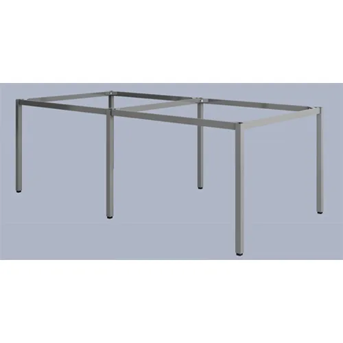 Cụm chân bàn sắt chữ nhật 4 chổ ngồi CN4V4