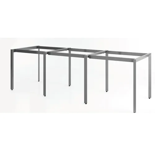 Cụm chân bàn sắt 6 chổ ngồi chân tam giác C6TG