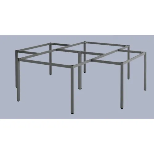 Cụm chân bàn sắt 4 chổ ngồi chân vuông G4V4