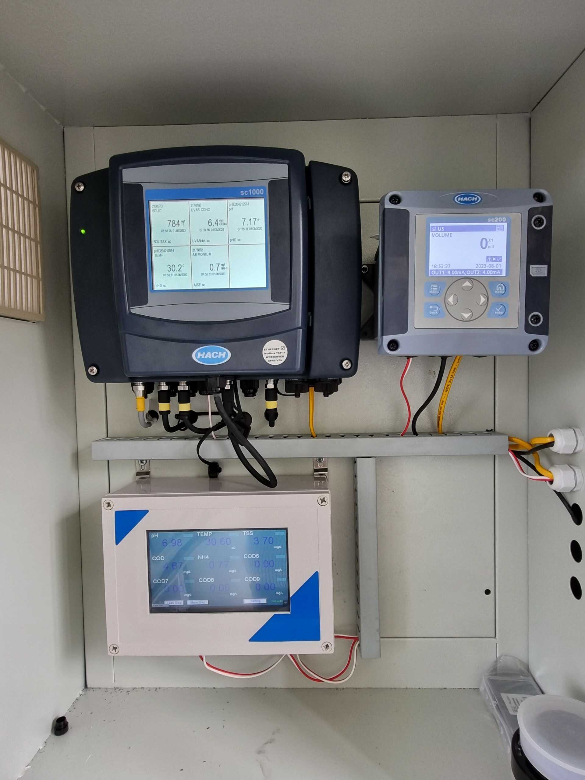 datalogger lắp đặt trong trạm quan trắc nước thải nhà máy bia đông mai datalogger lắp đặt trong trạm quan trắc nước thải nhà máy bia đông mai