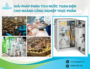 Giải pháp phân tích nước toàn diện cho ngành công nghiệp thực phẩm