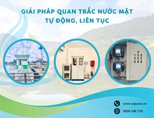 Giải pháp quan trắc nước mặt tự động, liên tục