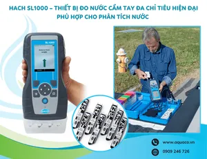 Hach SL1000 – thiết bị đo nước cầm tay đa chỉ tiêu hiện đại phù hợp cho phân tích nước