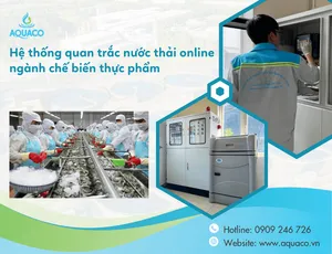 Hệ thống quan trắc nước thải online ngành chế biến thực phẩm