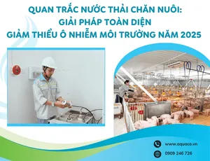Quan Trắc Nước Thải Chăn Nuôi: Giải Pháp Toàn Diện Giảm Thiểu Ô Nhiễm Môi Trường Năm 2025