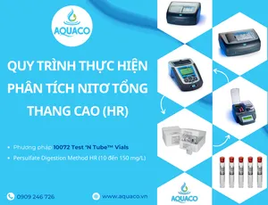 Quy trình thực hiện phân tích Nitơ tổng thang cao