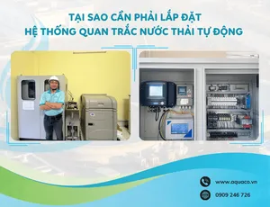 Tại sao cần phải lắp đặt hệ thống quan trắc nước thải tự động