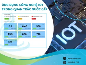 Ứng dụng công nghệ IoT trong quan trắc nước cấp