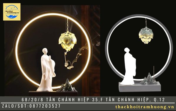 thác khói trầm hương đèn led đẹp thác khói trầm hương đèn led đẹp