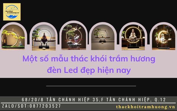 các mẫu thác khói trầm hương đèn led đẹp các mẫu thác khói trầm hương đèn led đẹp