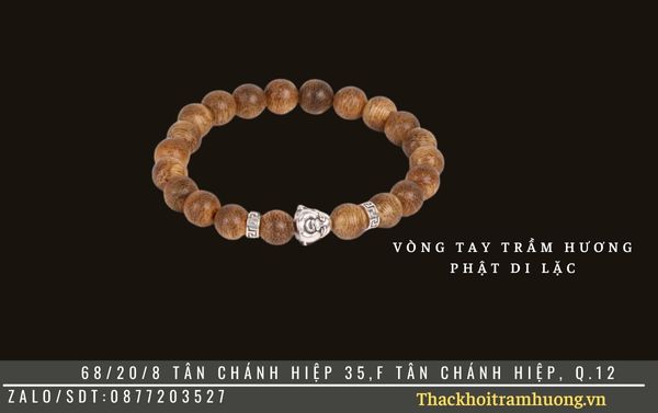 Vòng tay trầm hương Di Lặc cho bé Vòng tay trầm hương Di Lặc cho bé