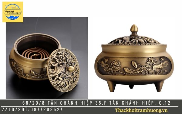 cách sử dụng lư xông trầm bằng đồng như hình minh hoạ cách sử dụng lư xông trầm bằng đồng như hình minh hoạ