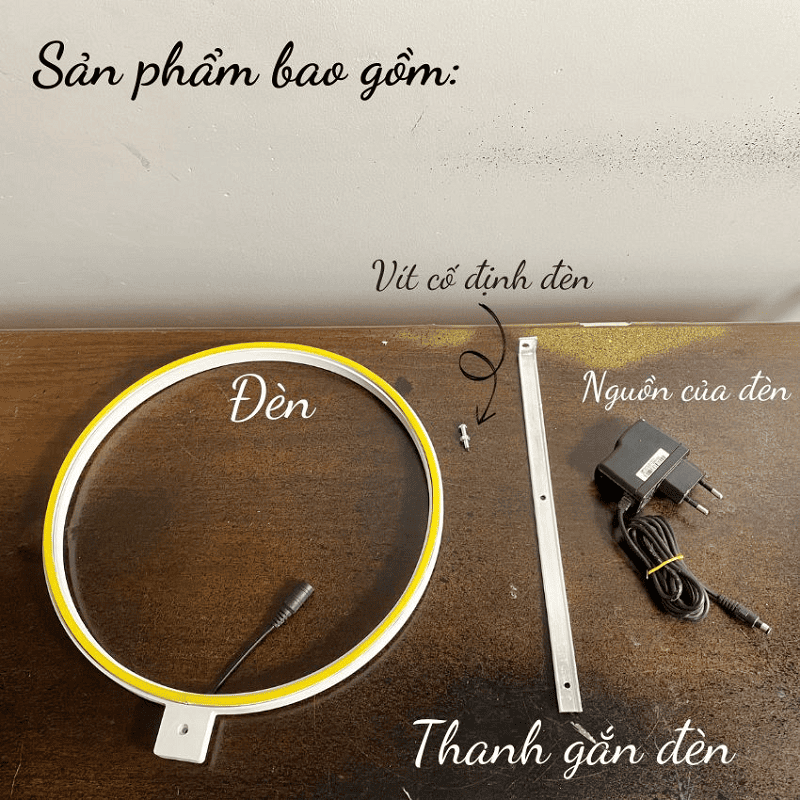 Đèn hào quang neon dễ sử dụng tiết kệm điện