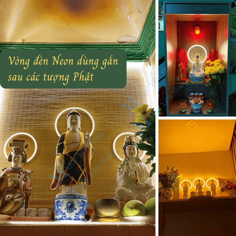 Mua đèn hào quang neon của Mộc Yên Shop để được đảm báo chất lượng sản phẩm