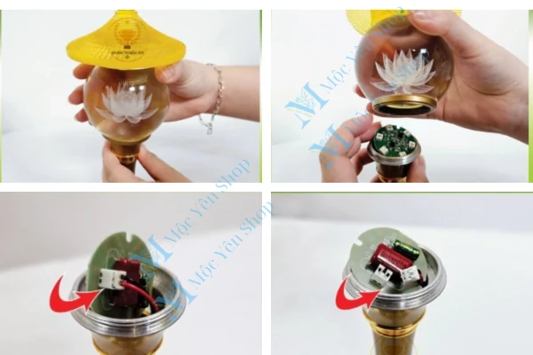 Hướng dẫn các bước tự thay bo mạch đèn thờ tại nhà