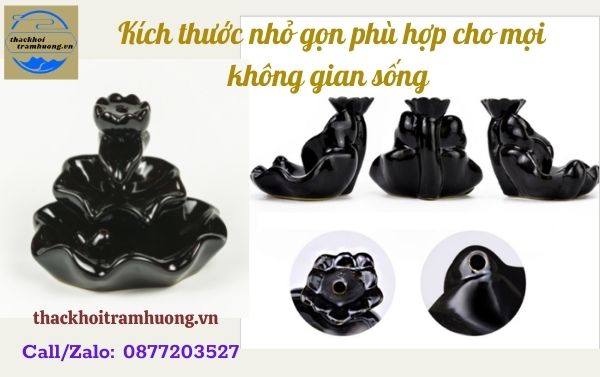 thác khói trầm hương 4 lá sen độc đáo thác khói trầm hương 4 lá sen độc đáo